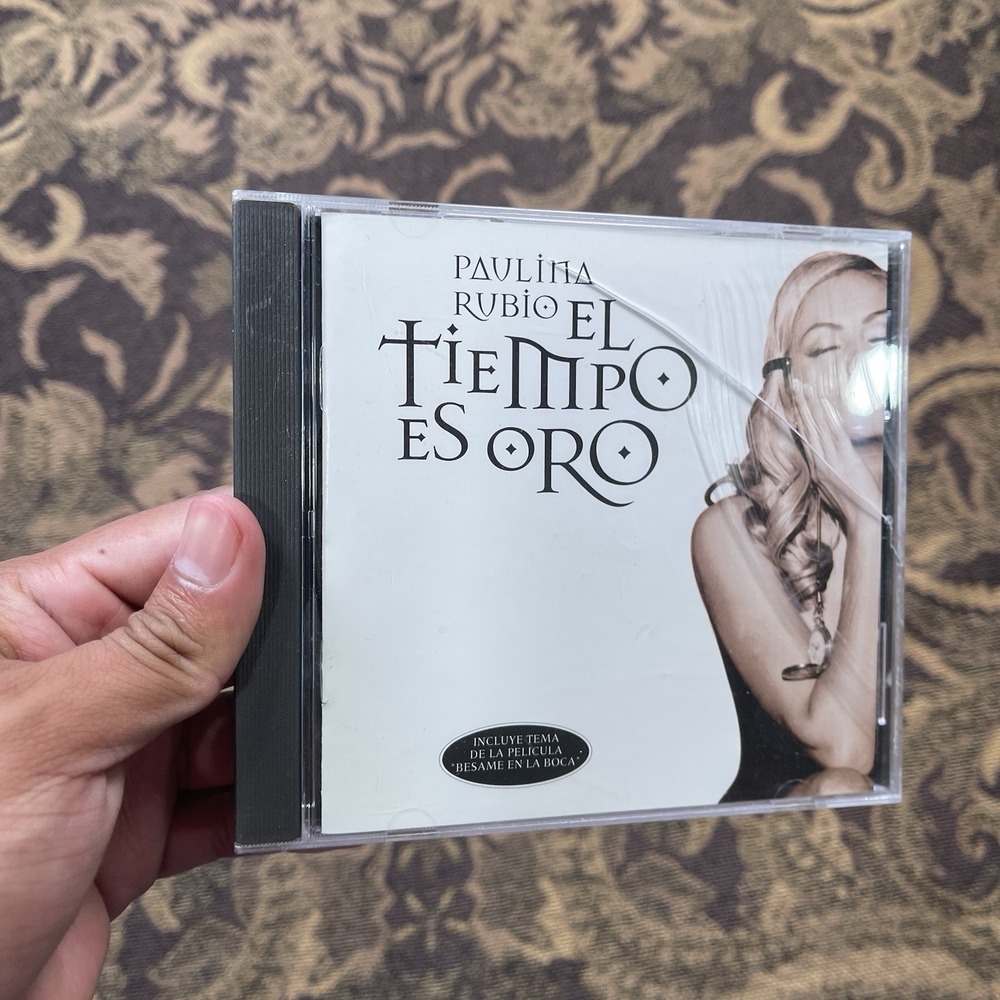 Paulina Rubio El Tiempo Es Oro CD 1995 Latin Pop EMI H2 532386 Club Edition